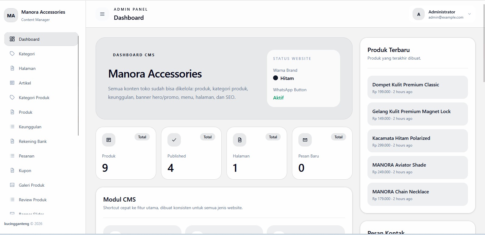 dashboard