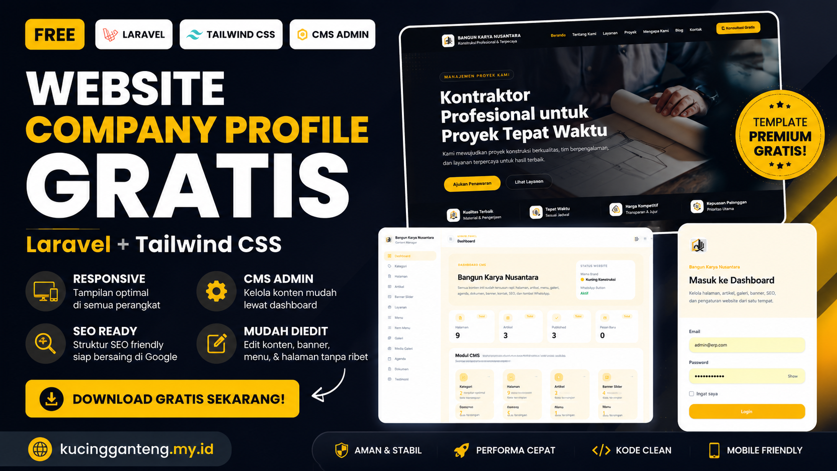 Website Company Profile Gratis
