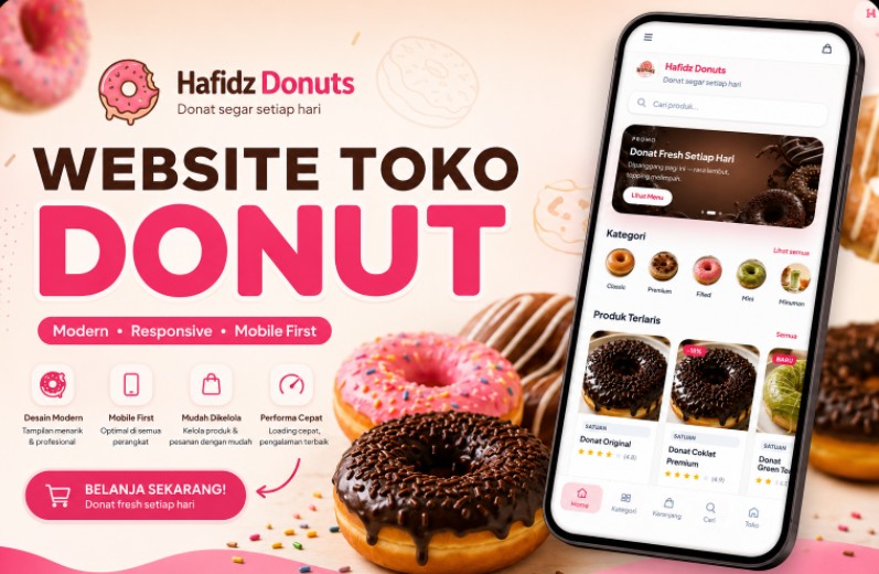 website toko donut
